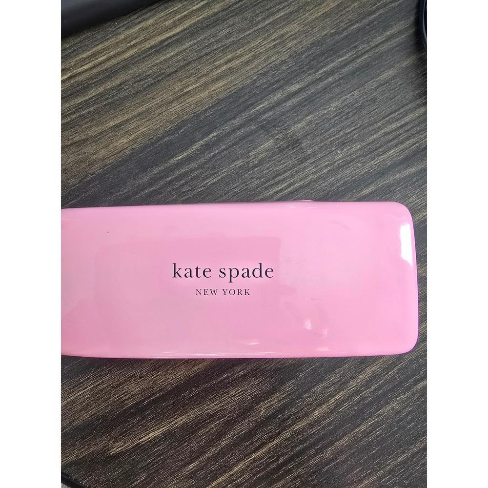 Kate Spade New York‎ Pink Hard Shell Eyeglasses Case with Cleaning Cloth